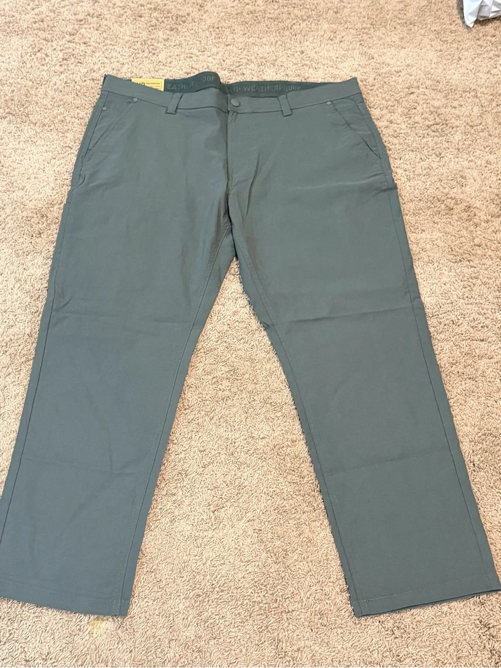 Weatherproof WP Men's Tech Utility Pant Stretch 40 X 30 Olive. NWT